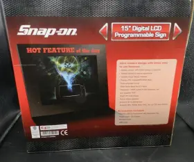 Snap-on 196884511112 New Lcd Digital Photo Frame Hd 15 Inch Sign Programable Videos Photos