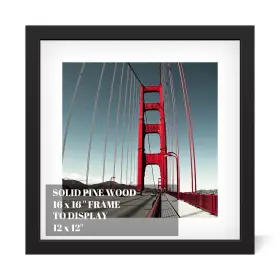 Soniuong 762704239550 16x16 Picture Frame Diamond Painting Frames Poster Made Of Solid Wood