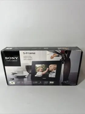 Dpf-hd800 Sony Digital Photo Frame Rare Black
