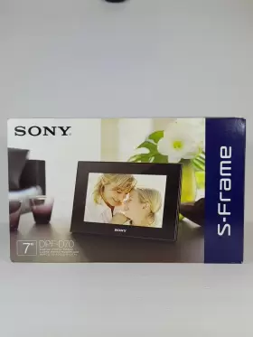 Dpfd710 Sony S-frame 7 Inch Digital Photo Frame 800x480 Pixels Auto Orientation Sensor Black