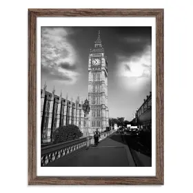 Soonrada 631661458635 12x16 Frames Rustic Walnut Picture To Display 11x14 Pictures With Mats