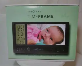 Spe Tare 094922786111 Timeframe 7 Inch Digital Picture Frame And Clock New