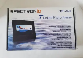 Sdf-700b Spectroniq 7in Digital Photo Frame Display Photos In Your Home New