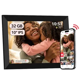 Ssa 756588779844 32gb Frameo 10.1 Inch Wifi Digital Picture Frame 1280x800 Hd Ips Touch Screen