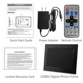 Sungale 717850313029 Elevate Your Memories With The Ultra Slim 8-inch Digital Photo Frame Remote #3