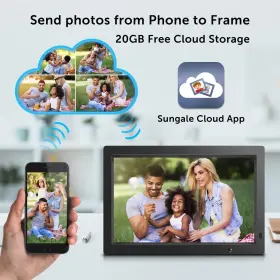 Cpf1903 Sungale Series 19 Inch Cloud Frame With Camera Black Full-size #3