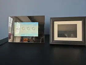 Sunpak 090729609035 Digital 7 Inch Photo Frame Black Lcd Display Built-in Memory And Pandigital Fra