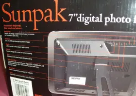Sdpf-070ab Sunpak 7 Inch Automatic Digital Photo Frame . Bright Lcd Screen. New #2
