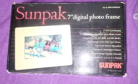 Sdpf-070pw-0lr Sunpak 7 Inch Digital Photo Frame White Open Box Usb Compatible