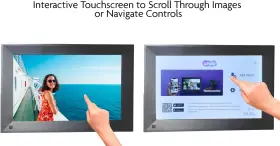Sf-101-225wfts6 Sunpak - 10.1wi-fi Touchscreen Digital Frame Black #3