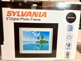 Sdpf808 Sylvania 058465777739 8ftft Digital Photo Frame Used/tested/working #2