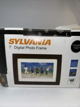 Sdpf785 Sylvania 058465780456 7 Inch Digital Photo Frame Led Panel New In Box #2