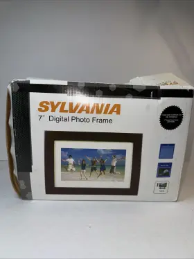 Sdpf785 Sylvania 058465780456 7 Inch Digital Photo Frame Led Panel New In Box
