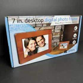 Synaps 049696603621 7 Inch Desktop Digital Photo Frame New In Box - Display Cherished Memories #2