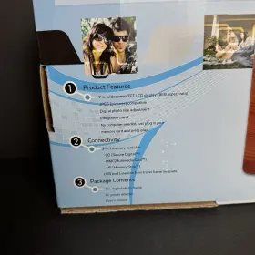 Synaps 049696603621 7 Inch Desktop Digital Photo Frame New In Box - Display Cherished Memories #3