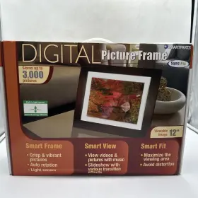 Sync Pix 692566610719 Digital Picture Frame 12 Inch Screen Smartparts