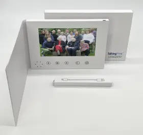 Talking Print 658238893774 7 Inch Ips Video Brochure A5 Soft Backed Upload Your Own Screen 4gb Memor