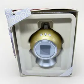 Target 708876226066 Christmas Ornament Digital Photo Ball With Stand Gold Nib/in Gift Box