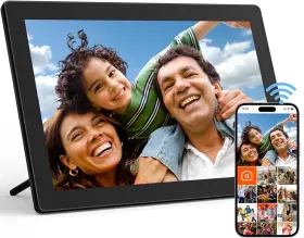 Teftymon 726084583177 10.1 Inch Wifi Digital Picture Frame With Ips Touch Screen Smart Photo Fram