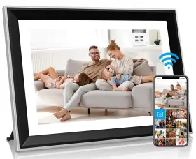 Teftymon 755560815556 Digital Picture Frame Wifi 10.1 Inch Smart Photo Frames With 1280x800