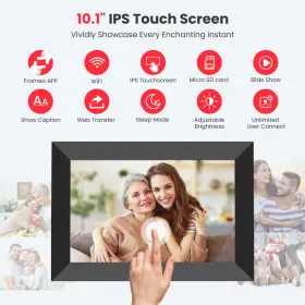 T-102k-01 Temash Frameo 10.1 Inch Digital Photo Frame 32g Memory With 1280 800 Ips #3