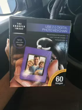 The Sharper Image 694202105658 Hurry Digital Photo Keychain Usb 2.0 /60 Images