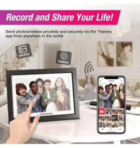 Tdf-1001w Thomson Digital Wifi Picture Frame 10.1 Inch App Touchscreen Photo #3