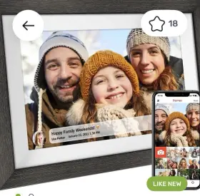 Bo9grzxcb1 Tikvito Digital Picture Frame 11x7.9x0.99 Inches