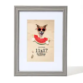 Tkygu 797457589553 18x24 Picture Frame Grey Display Pictures 16x20 With Mat Or Without 1