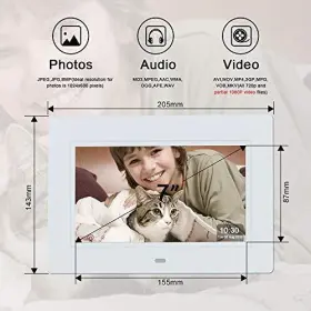 Fdd-7-bb Tmc 7 Inch Digital Picture Frame Full Hd Ips Display 180 View Angle #3