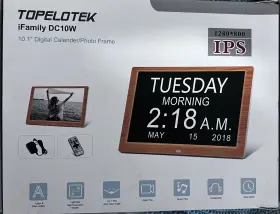 Dc10w Topelotek 10.1 Inch Digital Calendar / Photo Frame