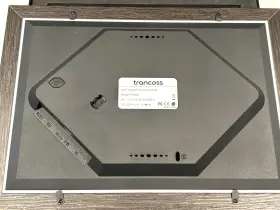 P800 Trancoss Digital Photo Frame 8 Inch Wifi Brown Wood With Charger Adapter New #3