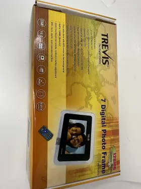 221280 Trevis Extremely Nice 7 Inch Digital Photo Frame 128mb With Remote