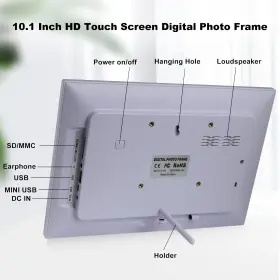 1920 Tsitsc 726954013056 10.1 Inch Wifi Digital Picture Frame 1200 Ips Touch Screen Hd Display #3