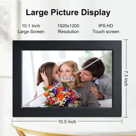 1920 Tsitsc 726954013063 Wifi Digital Photo Frame 10.1 Inch Picture With 16 Gb Storage 1 #2
