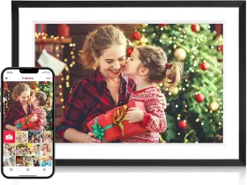 Dpf-01 Ubran Upholstered 744110529067 10.1 Inch Digital Picture Frame 32gb Wifi Frameo Smart Photo Album With Touch Scre