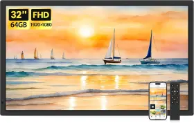 64gbremote Uhale 1070gup2 32 Inch Extra Large Digital Picture Frame With Control#1070gup2