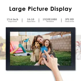 Umaini 730849912225 Digital Photo Frame 15.6 Inch Large Smart Wifi 19 #2
