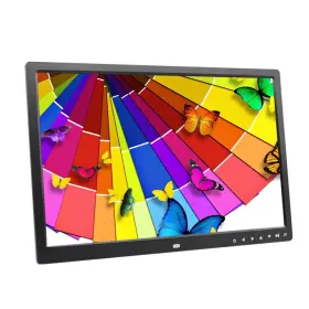 Skuk34916 Unique 17 Inch Screen Touch Button Digital Photo Frame Led Backlight 1080p Hd Electroni