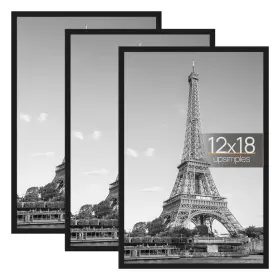 Fup0301062 Upsimples 12x18 Picture Frame Black 3 Pack Scratch-proof Poster Frames 12 X