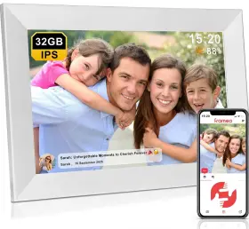 Fmca-100dpf Vé Faî î Frameo Digital Picture Frame - 10.1 Inch Large 32gb Memo With Hd Ips Touch Sc