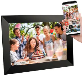 Vakerzon 777192869356 Frameo 10.1 Inch Wifi Digital Picture Frame 1280x800 Ips Lcd Touch Screen Aut