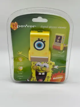 Npv6050-sb Viacom Nickelodeon Npower Spongebob Squarepants Digital Photo Viewer 2008 New Sealed