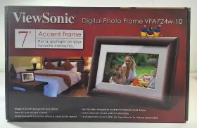 Vfa724w-10 Viewsonic 7 Inch Digital Picture Photo Frame