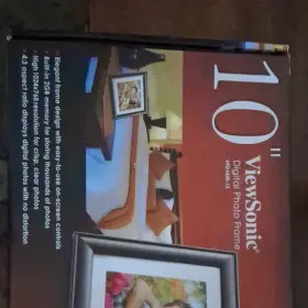 Vfd1020-12 Viewsonic 10 Inch Lcd Digital Photo Frame 2gb Usb Sd Mmc Ms Jpeg