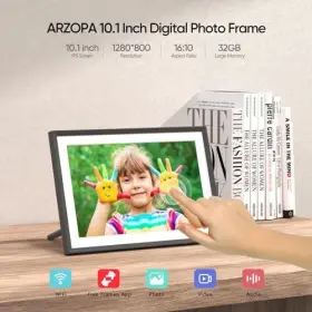 Vfd1028w11 Viewsonic Arzopa 10.1 Inch Wifi Digital Picture Frame 32gb Storage P101w - Black #3