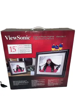 Vfm1536-11 Viewsonic View Sonic 15 Inch / 38.1cm Digital Photo Frame Model #vs13967 Brand New
