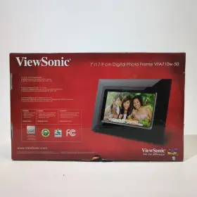 Vs12557 Viewsonic Digital Photo Frame 7 Inch Black New In Open Box Tested #2