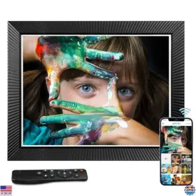 B0fcyndhr6 Visit The Benibela Store 17 Inch Wifi Digital Photo Frame Full Hd Ips Touch Screen 32gb Auto-rotate Gift