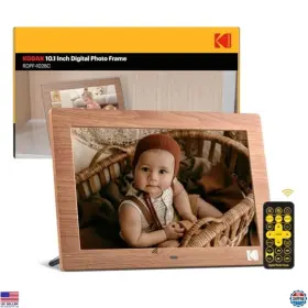 Ywtn-1028c-wood Visit The Kodak Store 10.1 Inch Digital Picture Frame - 1280x800 Ips Hd Remote Auto On/off Wall